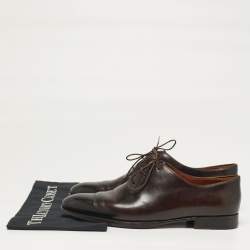 Pre Owned Berluti Alessandro Size 41.5 Brown Leather Oxfords