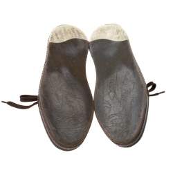 Pre Owned Berluti Brown Ombre Leather Playtime Low Top Sneakers Size 42