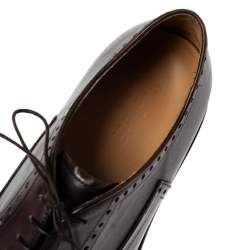 Berluti Black Leather Lace Up Oxfords Size 42
