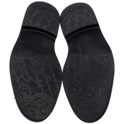 Pre Owned Berluti Brown Leather Lace Up Oxfords Size 42