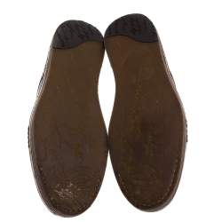 Pre Owned Berluti Brown Leather Lace Up Desert Boots Size 42