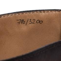 Pre Owned Berluti Two Tone Leather Ankle Boots Size 41.5