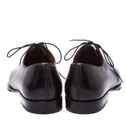 Pre Owned Berluti Black Leather Lace Up Oxford Size 41