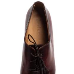Berluti Two Tone Leather Lace Up Oxfords Size 42