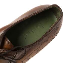Pre Owned Berluti Brown Leather Oxford Size 42