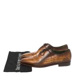 Pre Owned Berluti Brown Leather Oxford Size 42