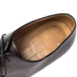 Pre Owned Berluti Black Leather Gaspard Galet Oxfords Size 43