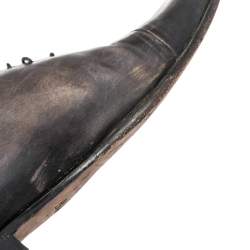 Pre Owned Berluti Black Leather Gaspard Galet Oxfords Size 43