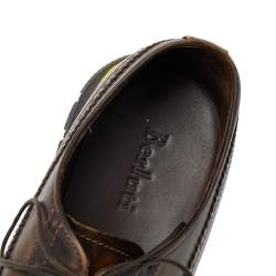 Berluti Brown Brogue Leather Lace Up Oxford Size 44