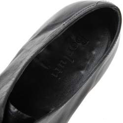 Pre Owned Berluti Black Leather Lace Up Oxfords Size 42