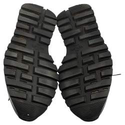 Pre Owned Berluti Brown Leather Fast Track Brogue Sneakers Size 43.5