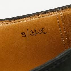 Pre Owned Berluti Green/Black Leather Monk Strap Loafers Size 43