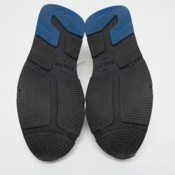 Pre Owned Berluti Tricolor Leather, Coated Canvas and Fabric Pulse Sneakers Size 42.5