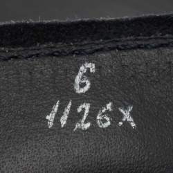Berluti Navy Blue Leather Slip On Derby Size 40