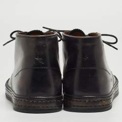 Berluti Two Tone Leather Ankle Boots Size 43.5