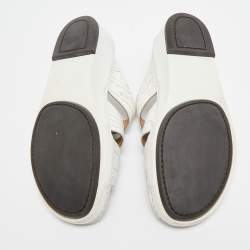 Berluti White Leather Slide Sandals size 43