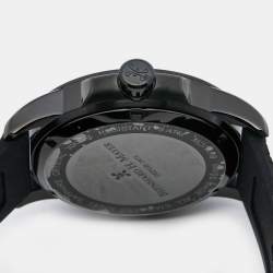 Pre Owned Bernhard H.Mayer Black PVD Coated Stainless Steel Silicone Drift Glider BH11/CW Men's Wristwatch 44 mm