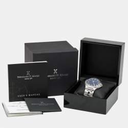 Pre Owned Bernhard H. Mayer Blue Stainless Steel Le Classique BH40P/CW Men's Wristwatch 42 mm