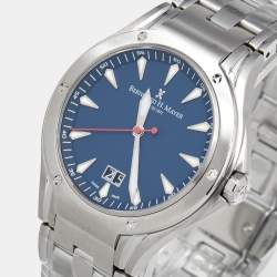 Pre Owned Bernhard H. Mayer Blue Stainless Steel Le Classique BH40P/CW Men's Wristwatch 42 mm