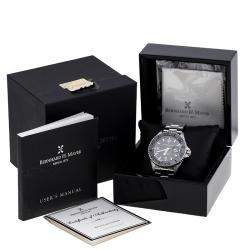 Pre Owned Bernhard H. Mayer Black Stainless Steel Nauticus Austro Limited Edition Men's Wristwatch 45 mm