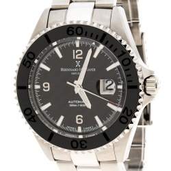 Pre Owned Bernhard H. Mayer Black Stainless Steel Nauticus Austro Limited Edition Men's Wristwatch 45 mm