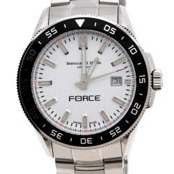 Bernhard H. Mayer White Stainless Steel Force Quantum Men's Wristwatch 43 mm