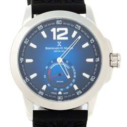 Bernhard H. Mayer Blue Stainless Steel Drift Men's Wristwatch 44 mm