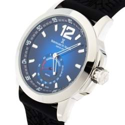Bernhard H. Mayer Blue Stainless Steel Drift Men's Wristwatch 44 mm