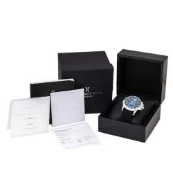 Pre Owned Bernhard H. Mayer Blue Stainless Steel Drift Men's Wristwatch 44 mm