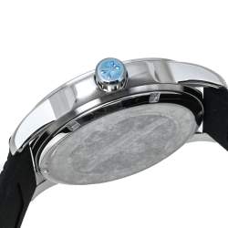 Pre Owned Bernhard H. Mayer Blue Stainless Steel Drift Men's Wristwatch 44 mm