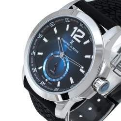 Pre Owned Bernhard H. Mayer Blue Stainless Steel Drift Men's Wristwatch 44 mm
