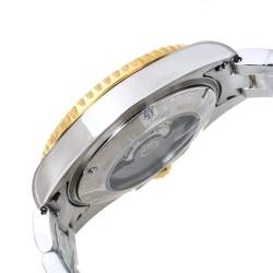 Pre Owned Bernhard H. Mayer Grey Carbon Fiber Two-Tone Stainless Steel Nauticus Royale III Men's Wristwatch 45 mm