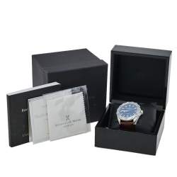 Bernhard H. Mayer Blue Stainless Steel Limited Edition Ballad BH05/CWR Men's Wristwatch 44 mm