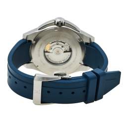 Bernhard H. Mayer Black Stainless Steel Limited Edition PowerMaster First Blue BH37T/CW Men's Wristwatch 44 mm