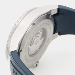 Bernhard H. Mayer Blue Ceramic Stainless Steel Rubber Limited Edition PowerMaster Blue BH44T/CW Men's Wristwatch 44 mm