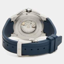 Bernhard H. Mayer Blue Ceramic Stainless Steel Rubber Limited Edition PowerMaster Blue BH44T/CW Men's Wristwatch 44 mm