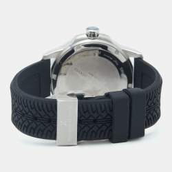 Bernhard H. Mayer Blue Stainless Steel Silicone Drift BH01P/CW Men's Wristwatch 44 mm
