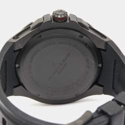 Bernhard H. Mayer Black PVD Coated Stainless Steel Silicon Rubber Victor Chronograph B2419/CW Men's Wristwatch 50 mm