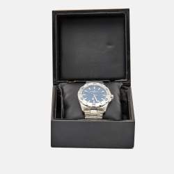 Bernhard H. Mayer Blue Stainless Steel Limited Edition Ballad BH05/CWR Men's Wristwatch 44 mm