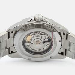 Bernhard H. Mayer Blue Stainless Steel Limited Edition Ballad BH05/CWR Men's Wristwatch 44 mm
