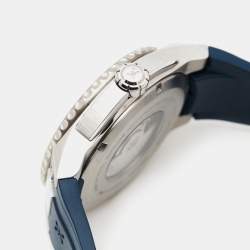 Bernhard H. Mayer Blue Ceramic Stainless Steel Rubber Limited Edition PowerMaster Blue BH44T/CW Men's Wristwatch 44 mm