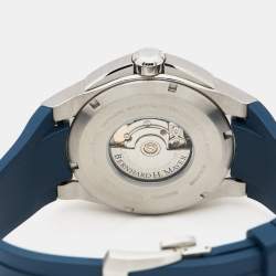 Bernhard H. Mayer Blue Ceramic Stainless Steel Rubber Limited Edition PowerMaster Blue BH44T/CW Men's Wristwatch 44 mm