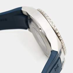 Bernhard H. Mayer Blue Ceramic Stainless Steel Rubber Limited Edition PowerMaster Blue BH44T/CW Men's Wristwatch 44 mm