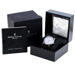 Pre Owned Bernhard H. Mayer Black Gun IP Plated Stainless Steel Stallion Men's Wristwatch 44 mm