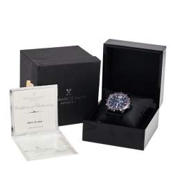 Pre Owned Bernhard H. Mayer Black PVD Plated Stainless Steel Rubber Drift Glider BH11/CW Men's Wristwatch 44 mm