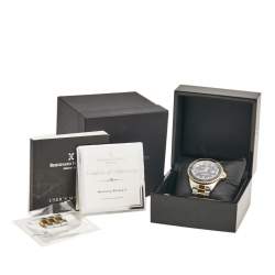 Pre Owned Bernhard H Mayer Black Two Tone Stainless Steel Nauticus Royale II 52701.566.6 Men's Wristwatch 45 mm 