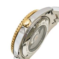 Pre Owned Bernhard H Mayer Black Two Tone Stainless Steel Nauticus Royale II 52701.566.6 Men's Wristwatch 45 mm 