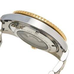 Pre Owned Bernhard H Mayer Black Two Tone Stainless Steel Nauticus Royale II 52701.566.6 Men's Wristwatch 45 mm 