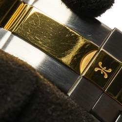 Pre Owned Bernhard H Mayer Black Two Tone Stainless Steel Nauticus Royale II 52701.566.6 Men's Wristwatch 45 mm 