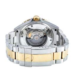 Pre Owned Bernhard H Mayer Black Stainless Steel Nauticus Royale II Men's Wristwatch 45 mm